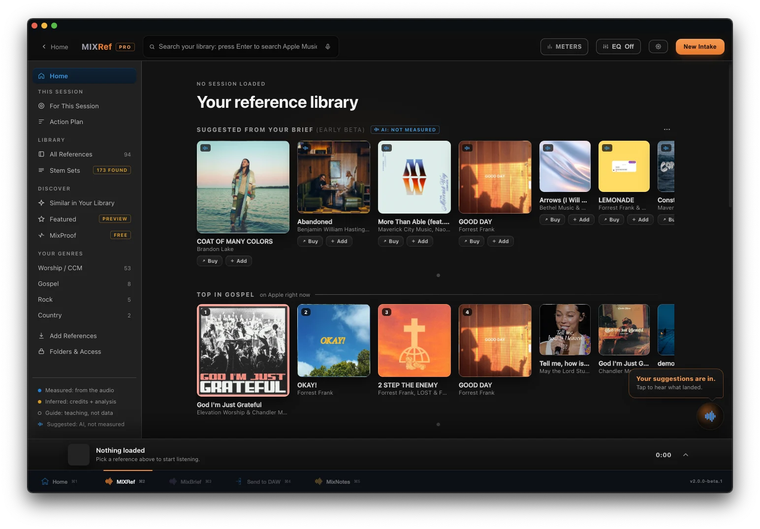 MIXRef Pro 2.1: the reference library, measured and ranked